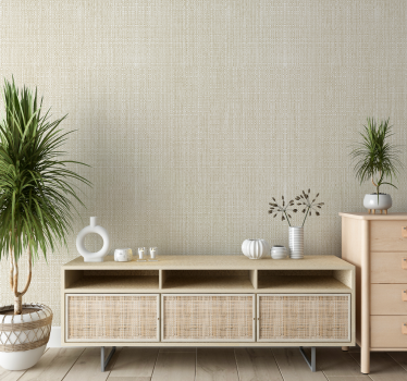 Papel pintado diferentes texturas tela tamil beige - TenVinilo