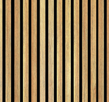 Papel pintado madera listones marrones - TenVinilo