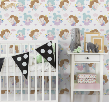 Papel pared infantil cuentos de hadas - TenVinilo