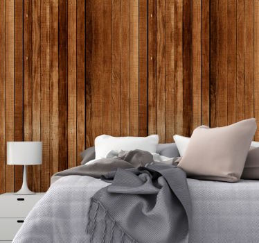 Papel pintado madera listones envejecidos - TenVinilo