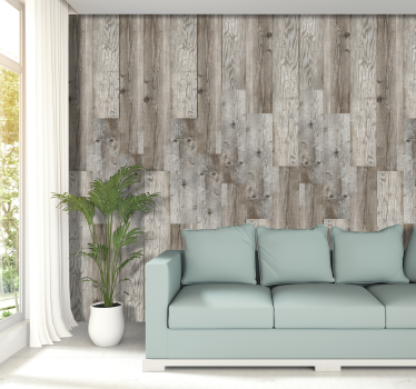 Papel pintado madera de fresno - TenVinilo