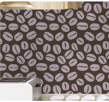 Papel pintado para comedor Hermosos granos de cafe - TenVinilo