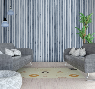 Papel decorativo textura de madera gris  - TenVinilo