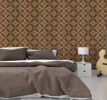 Papel pared barroco estilo vintage - TenVinilo