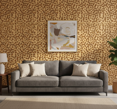 Papel tapiz animales estampado de guepardo - TenVinilo