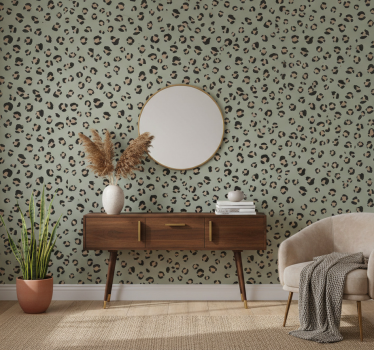Papel tapiz animales piel de manchas de leopardo - TenVinilo