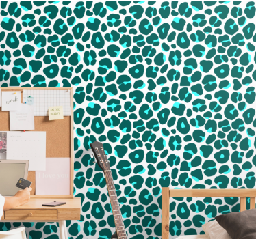 Papel tapiz leopardos diseño inspirado en animales - TenVinilo