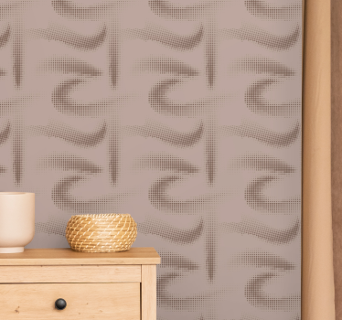 Papel tapiz textura ondas estampadas con efecto arena - TenVinilo