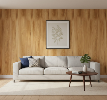 Papel tapiz madera fondo realista - TenVinilo