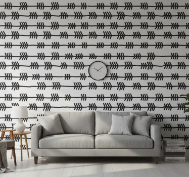 Papel tapiz moderno diseño de flechas - TenVinilo