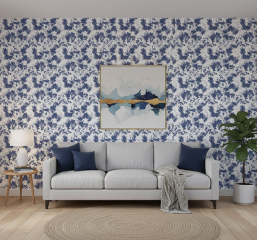 Papel tapiz moderno proceso de pintura estilo cosmopolita - TenVinilo