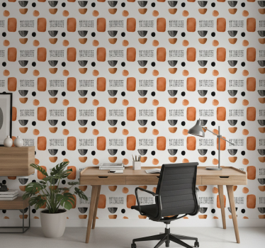 Papel tapiz oficina formas geométricas minimalistas - TenVinilo
