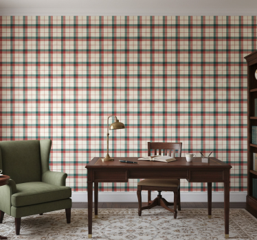 Papel tapiz oficina tarta navideña - TenVinilo