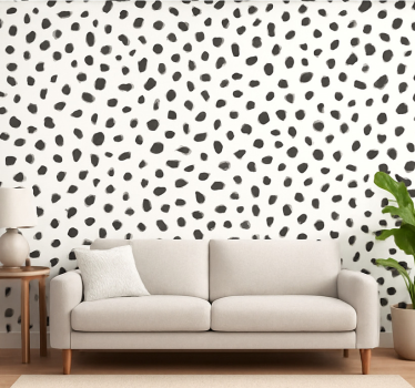 Papel tapiz perros diseño clásico de dálmata - TenVinilo