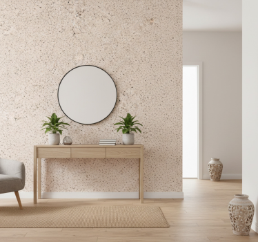 Papel tapiz piedra beige aspecto granito - TenVinilo