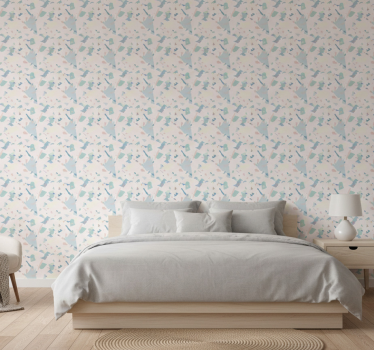 Papel tapiz textura losas y baldosas de terrazzo - TenVinilo