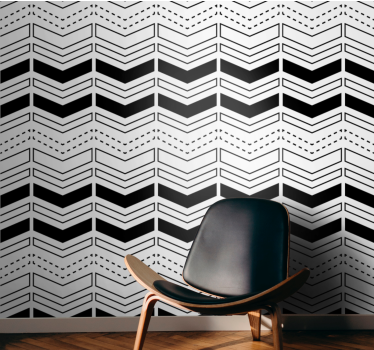 Papeles de pared modernos Formas de flechas creativas - TenVinilo
