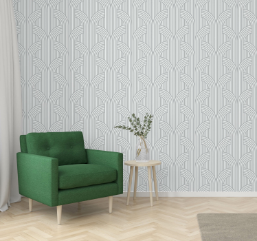 Papeles de pared modernos Papel pintado gris minimalista moderno - TenVinilo